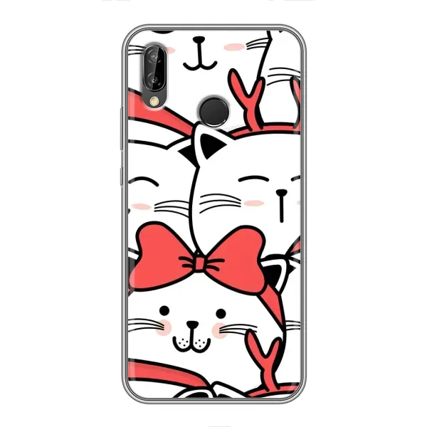 Чехол с рисунком «Новогодние котики» для Huawei P20 Lite (ANE-L02) Чехол с рисунком «Новогодние котики» для Huawei P20 Lite (ANE-L02)