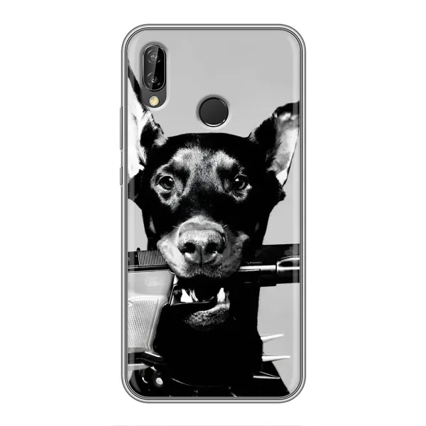 Чехол с рисунком «Опасный доберман» для Huawei P20 Lite (ANE-L02) Чехол с рисунком «Опасный доберман» для Huawei P20 Lite (ANE-L02)