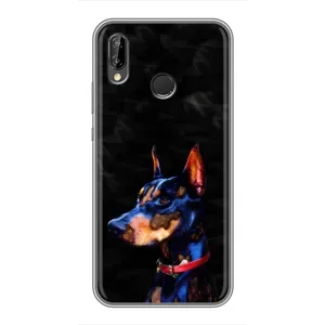 Бампер для Huawei P20 Lite, Ane-L02 с картинкой "Песики" (Собака Мопс)