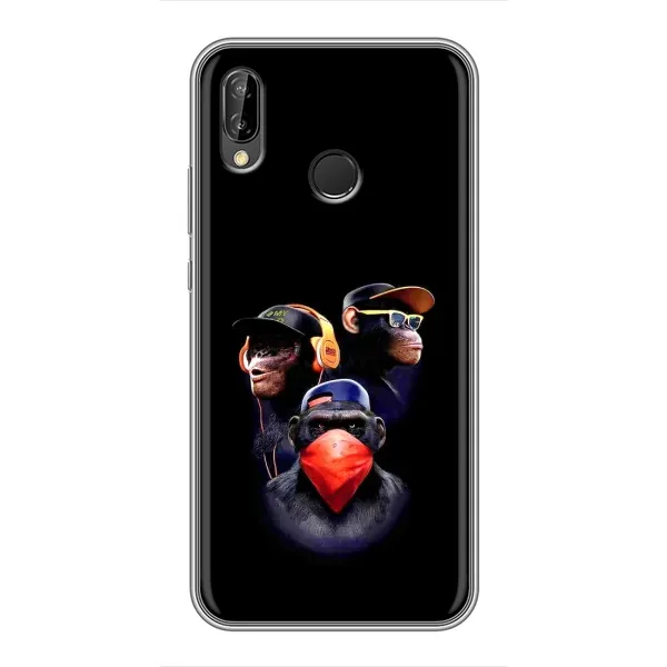 Чехол с рисунком «Три обезьяны» для Huawei P20 Lite (ANE-L02) Чехол с рисунком «Три обезьяны» для Huawei P20 Lite (ANE-L02)