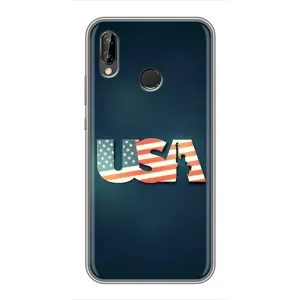 Чехол Флаг USA для Huawei P20 Lite, Ane-L02 (USA)