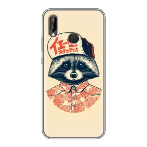 Силиконовый Чехол с Енотами на Huawei P20 Lite, Ane-L02 (В кепчику)