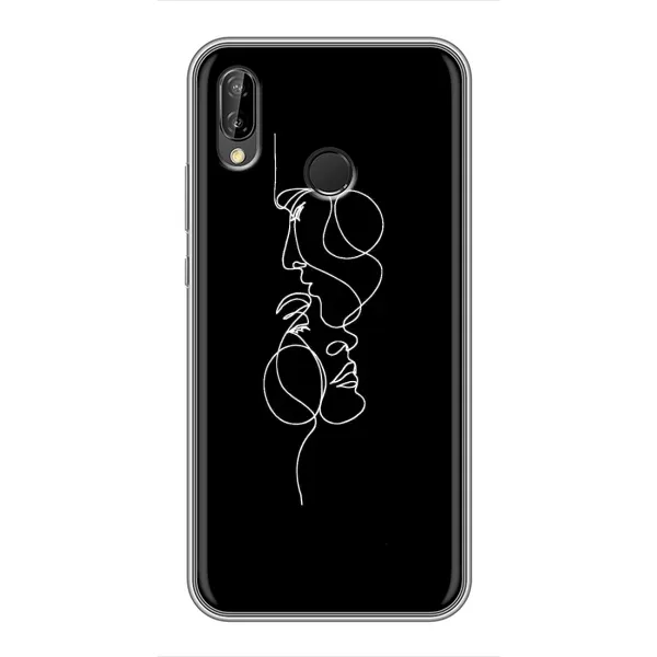 Чехол с рисунком «Влюбленная пара» для Huawei P20 Lite (ANE-L02)