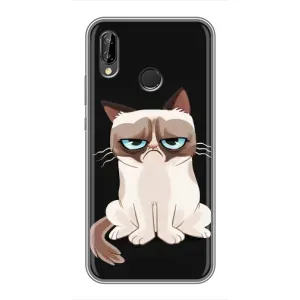 Чехол на тематику: Коты для Huawei P20 Lite (ANE-L02) (Взгляд кота)