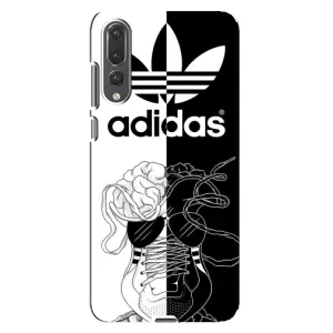 Чехол в стиле "Адидас" для Хуавей П20 Про (Adidas шнурки)