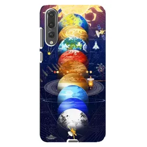 Чохол (ТПУ) з планетами на Huawei P20 Pro, CLT-L04 (Арт планети)