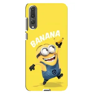 Мультяшный принт на Чехол для Хуавей П20 Про (Banana)
