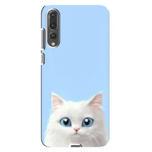 Чохол на тематику: Коти для Huawei P20 Pro (CLT-L04) (Білий кіт)