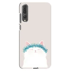 Чохол на тематику: Коти для Huawei P20 Pro (CLT-L04) (Білий котик)
