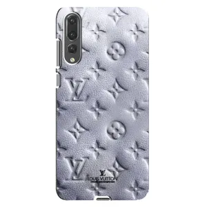 Текстурний Чохол Louis Vuitton для Хуавей П20 Про (Білий ЛВ)
