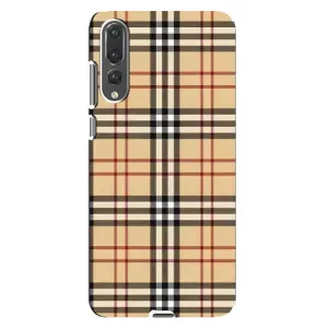 Чехол с рисунком «Burberry стиль» для Huawei P20 Pro (CLT-L04)