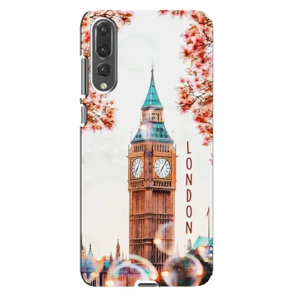Чехол с рисунком «Часы Лондон» для Huawei P20 Pro (CLT-L04)