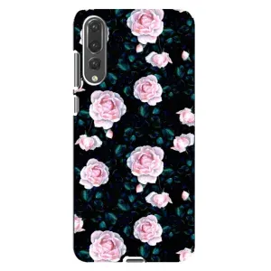 Чохли з принтом Троянд для Huawei P20 Pro, CLT-L04 (Чайні троянди)