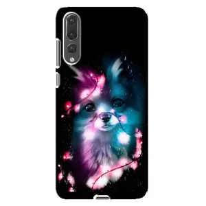 Чехол с Лисичкой для Huawei P20 Pro, CLT-L04 (Черная Лиса)