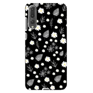 Чохли з тематикою "КВІТИ" на Huawei P20 Pro, CLT-L04 (цвітіння на чорному)