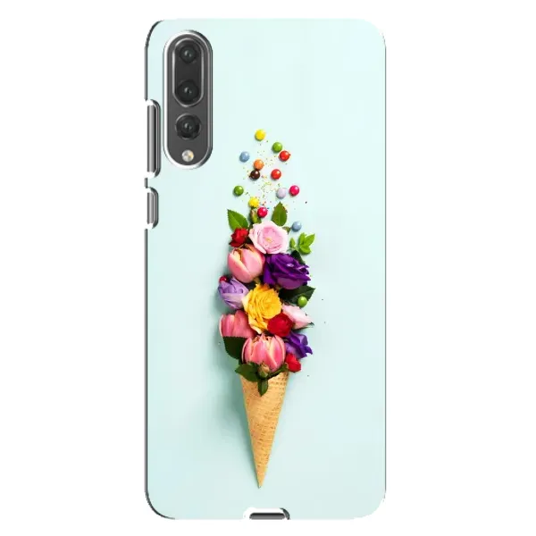 Чехол с рисунком «Цветок-мороженное» для Huawei P20 Pro (CLT-L04) Чехол с рисунком «Цветок-мороженное» для Huawei P20 Pro (CLT-L04)