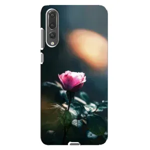 Чохли з принтом Троянд для Huawei P20 Pro, CLT-L04 (Квітка нічна)