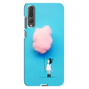 Девчачий Чехол для Huawei P20 Pro, CLT-L04 (Девочка с тучкой)