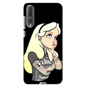 Чехол Стильные девушки на Huawei P20 Pro, CLT-L04 (Девушка обиделась)