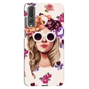 Чехол с картинкой Модные Девчонки Huawei P20 Pro, CLT-L04 (Девушка в очках)