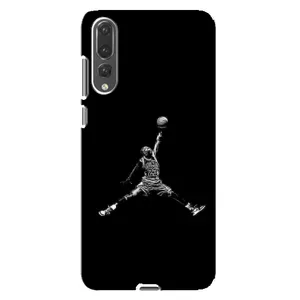 Силіконовый Чохол Nike Air Jordan на Хуавей П20 Про (Джордан)