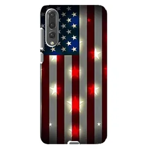 Чехол Флаг USA для Huawei P20 Pro, CLT-L04 (Флаг США 2)