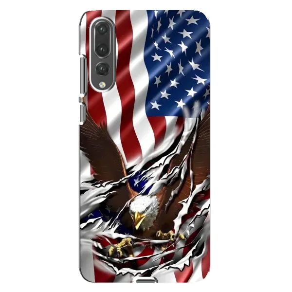 Чехол с рисунком «Флаг USA» для Huawei P20 Pro (CLT-L04)