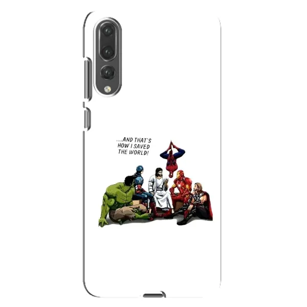 Чехол с рисунком «Иисус супергерой» для Huawei P20 Pro (CLT-L04) Чехол с рисунком «Иисус супергерой» для Huawei P20 Pro (CLT-L04)