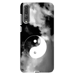 Чохли з прінтом Спортивна тематика для Huawei P20 Pro, CLT-L04 (Інь-Янь)