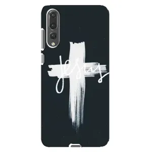 Чехлы для Хуавей П20 Про (Крест Иисуса) (Jesus)