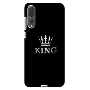 Чехол (Корона на чёрном фоне) для Хуавей П20 Про (KING)