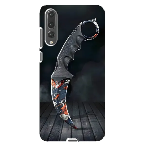Чехол с рисунком «Кинжал КС ГО» для Huawei P20 Pro (CLT-L04)