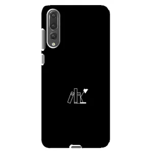 Чохол з картинками на чорному фоні для Huawei P20 Pro, CLT-L04 (Книжки)