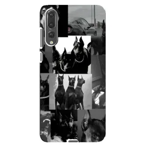 Чехол ДОБЕРМАН для Huawei P20 Pro, CLT-L04 (Коллаж Доберман)