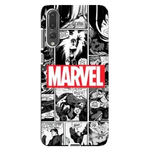 Силиконовый Чехол для Huawei P20 Pro, CLT-L04 (Комикс Марвел)