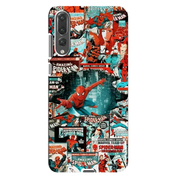Чехол с рисунком «Комиксы Человек Паук» для Huawei P20 Pro (CLT-L04) Чехол с рисунком «Комиксы Человек Паук» для Huawei P20 Pro (CLT-L04)