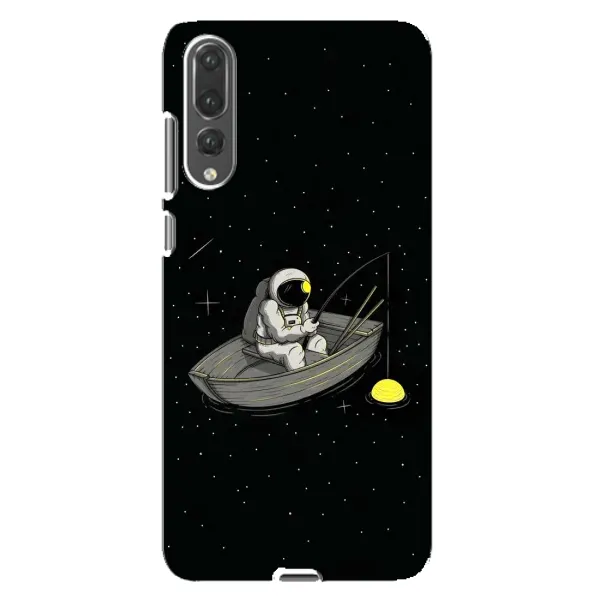 Чехол с рисунком «Космонавт на рыбалке» для Huawei P20 Pro (CLT-L04)