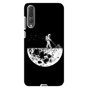 Силіконовый Чохол з принтом "Космонавти" на Huawei P20 Pro, CLT-L04 (Космонавт)