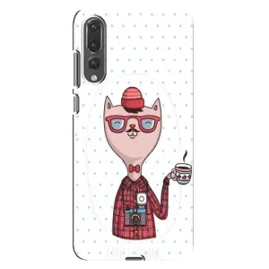 Чохол на тематику: Коти для Huawei P20 Pro (CLT-L04) (Кіт аристократ)
