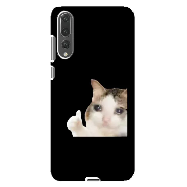 Чехол с рисунком «Кот в слезах» для Huawei P20 Pro (CLT-L04) Чехол с рисунком «Кот в слезах» для Huawei P20 Pro (CLT-L04)