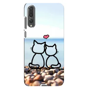 Силиконовые Чехлы Любимому человеку для Huawei P20 Pro, CLT-L04 (Котейки)