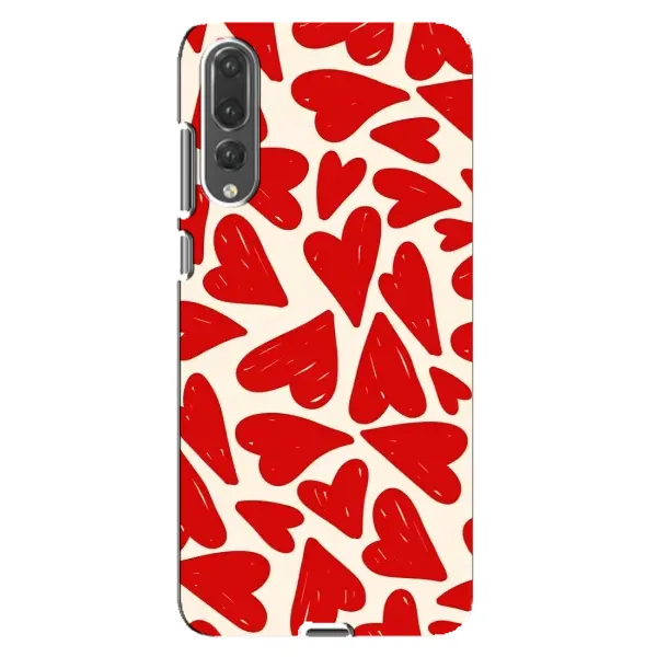Чехол с рисунком «Красные сердечка» для Huawei P20 Pro (CLT-L04) Чехол с рисунком «Красные сердечка» для Huawei P20 Pro (CLT-L04)