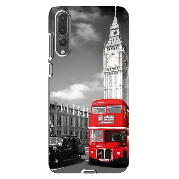 Чехол с рисунком «Красный автобус» для Huawei P20 Pro (CLT-L04)