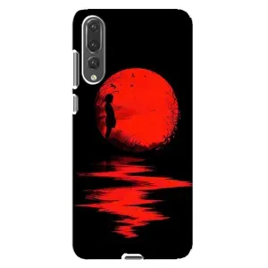 Літній Чохол на Huawei P20 Pro, CLT-L04 (Червоний Захід сонця)
