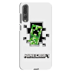 Чехлы для Huawei P20 Pro, CLT-L04 (Персонажи Майн Крафт) (Крипер)