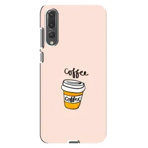 Чохол з зображенням смачної їжі для Huawei P20 Pro, CLT-L04 (Кружка Кави)