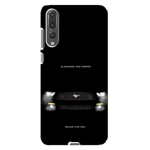 Чехлы с тематикой "Крутые машины" на Huawei P20 Pro, CLT-L04 (Черный Land Rover)