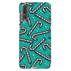 Силіконовий бампер на різдво для Huawei P20 Pro, CLT-L04 (Льодяники)