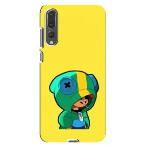 Чехол Бравл Старс для Huawei P20 Pro, CLT-L04 (Леон (LEON))
