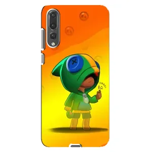 Чехол Бравл Старс для Huawei P20 Pro, CLT-L04 (LEON в кофте)